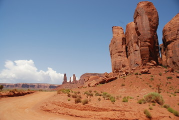 Fototapeta na wymiar Monument Valley XI