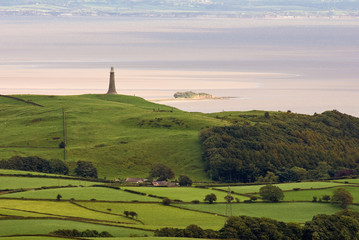 Hoad Hill with Morcambe Bay in the background