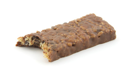 Bitten fudge dipped granola bar