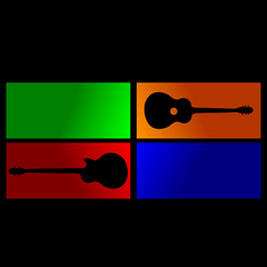 Guitar and Bass Background