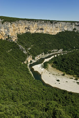 Fototapeta na wymiar Gorges de l'Ardèche