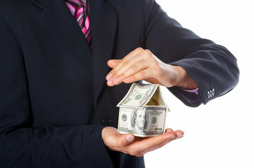 The house money in human hands