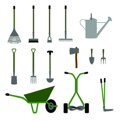 Gardening tools and equipment Set No.1.