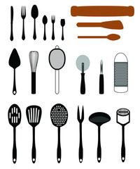 Kitchen Utensils and Cutlery Set No.1.