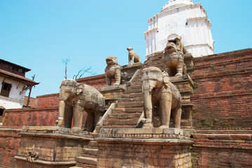 Old buddhistic statues