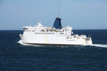 Fototapeta na wymiar Passenger ferry in New Zealand