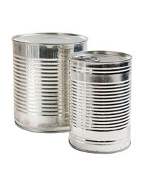 Canned food isolated