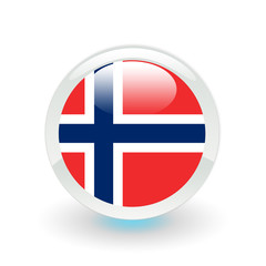 Obraz premium Nroway flag