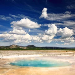 Midway Geyser Basin in Yellowstone