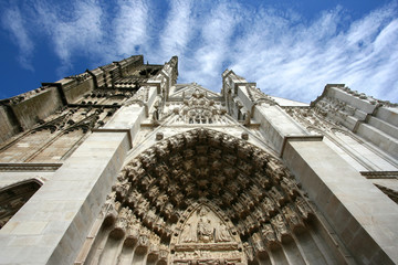 Gothic cathedral in Auxerre