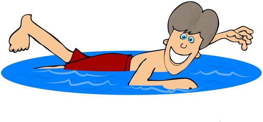 Boy Swimmer