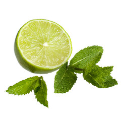 lime with mint