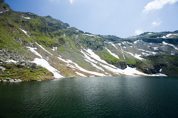 Balea Lake in Romania