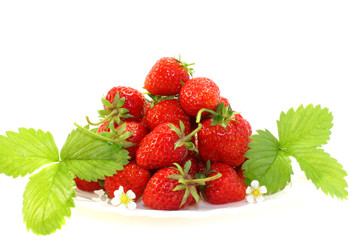 Ripe strawberry