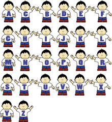 Fototapeta premium K - Alphabet