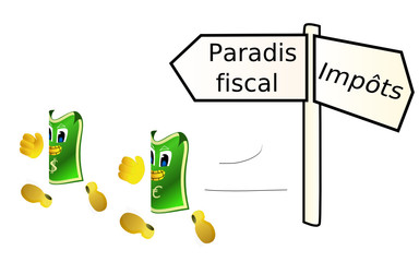 Fuite des capitaux vers le paradis fiscal
