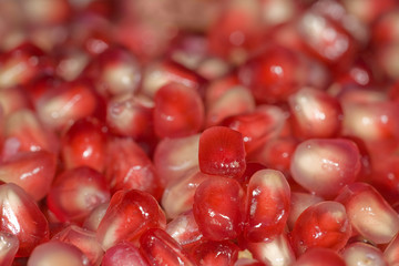 ripe red pomegranat background