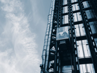 Modern London office building exterior finance