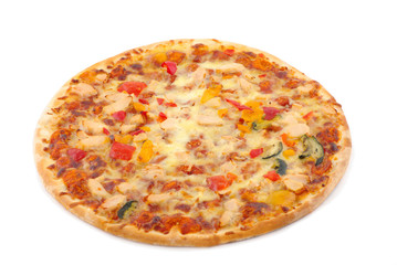 pizza poulet poivron fromage