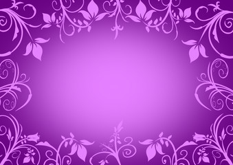 Karte mit Blumen als Design