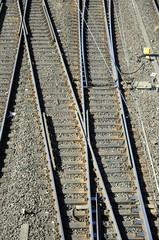 Fototapeta premium Weichenstellung