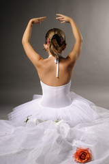 Fototapeta premium ballerina dancing