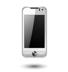 Mobile phone editable vector illustration