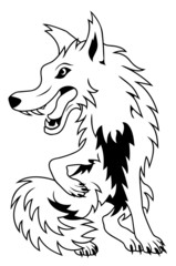 Cartoon Wolf