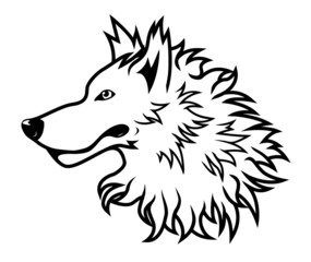 White Wolf Head