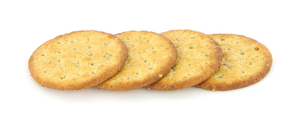 Four multi grain snack crackers
