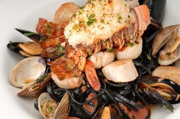 Lobster seafood with shrimp