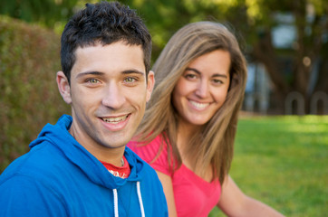 Fototapeta premium University College Students