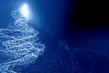 Abstract christmas tree