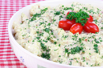 Potato Salad with Grape Tomatoes