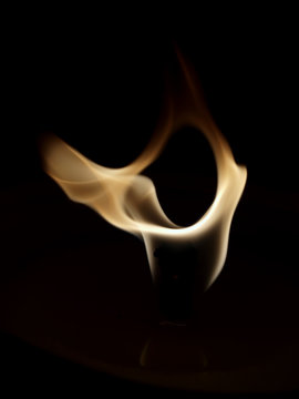 feu en mouvement