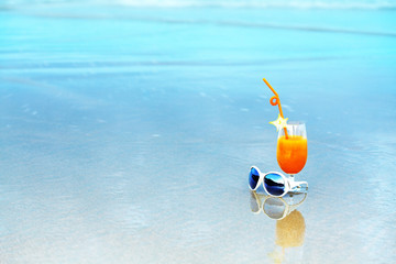 Glass of orange juice