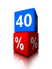 40%