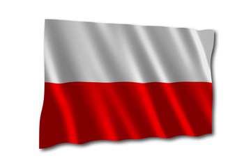 Polen Flagge