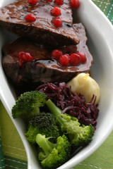 Lombo di daino al ribes - Secondi di carne - Trentino A. A.