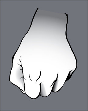 Clinching fist