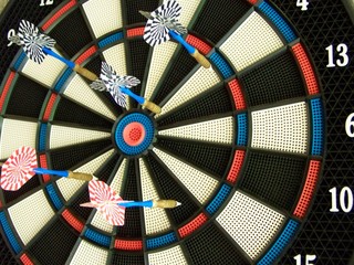 Jeu de fléchettes