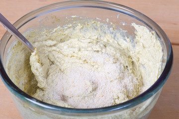 Mischung mit Paniermehl