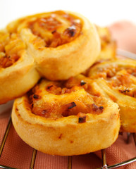 Baked Ham Scrolls