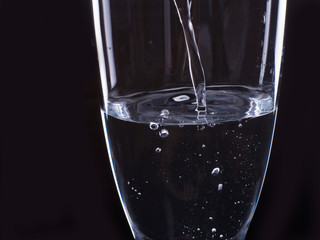 Water in a glass