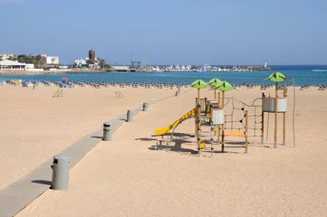 Foto op Aluminium Beach in Caleta de Fuste, Fuerteventura, Spain © philipus