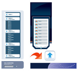 Website vector templates