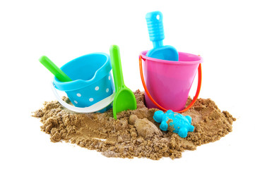 Toys at the beach