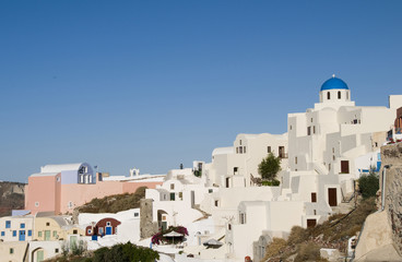 Fototapeta premium oia santorini view architecture