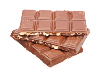 Blocks of chocolate