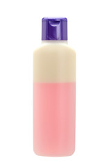 Plastic bottle with soap or shampoo